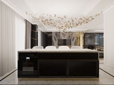 INTERJERAS „PRABANGUS DVIEJŲ AUKŠTŲ BUTAS PANEVĖŽYJE“