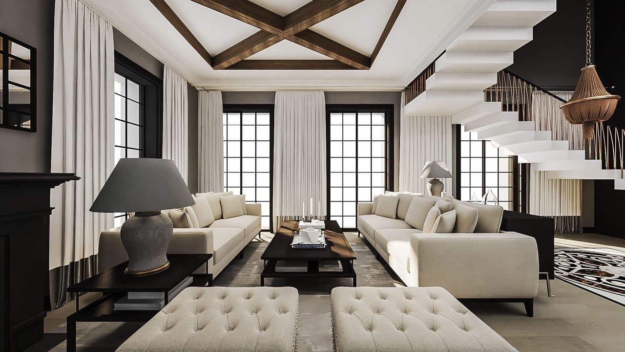 GYVENAMASIS NAMAS MODERNI KLASIKA SU AMERKIETIŠKU PRIESKONU - 002.jpeg