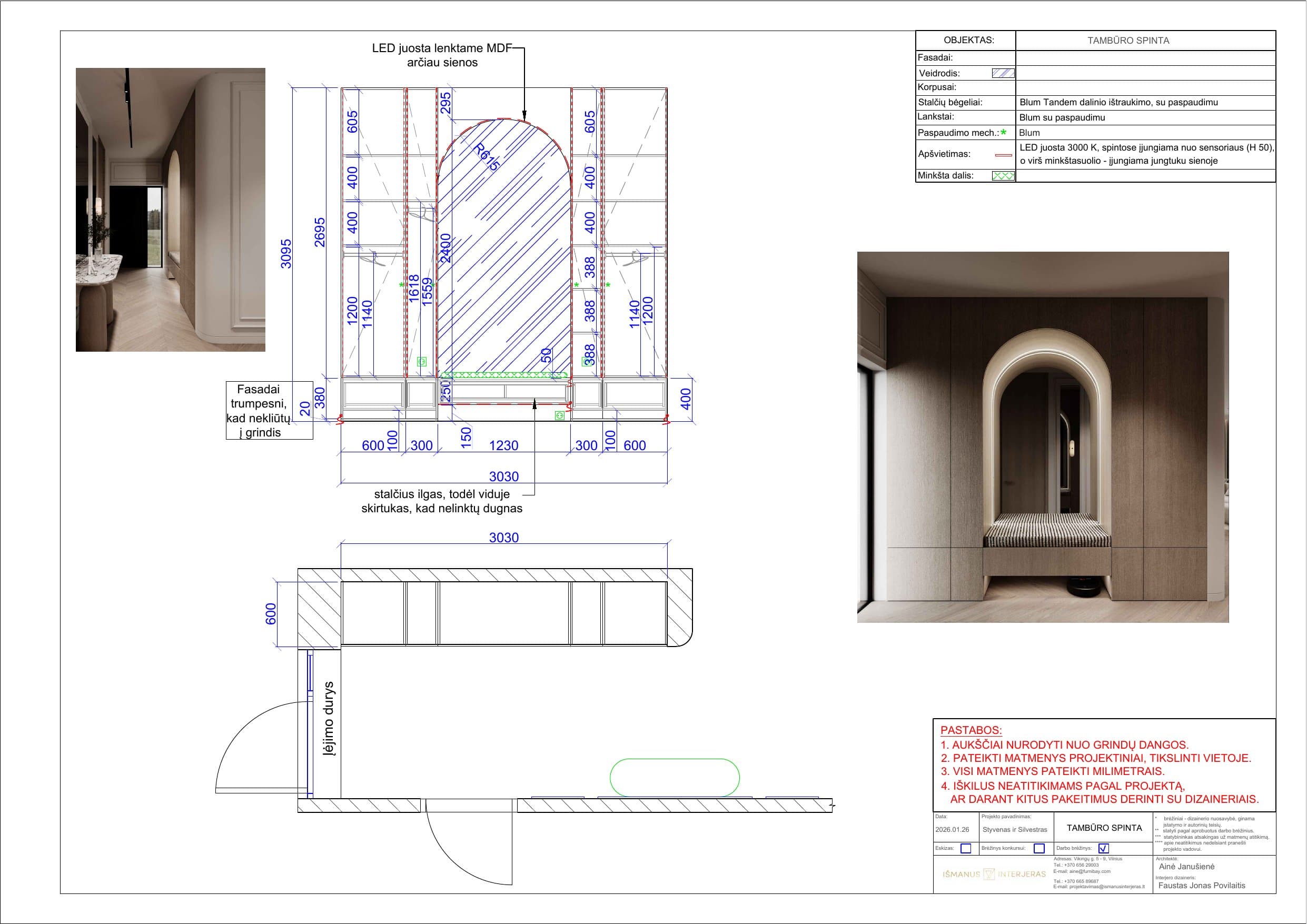 Furniture construction drawings – 4