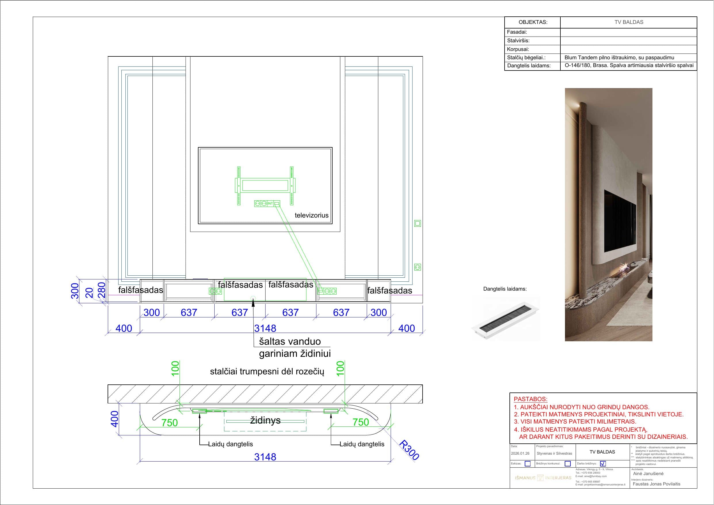 Furniture construction drawings – 6