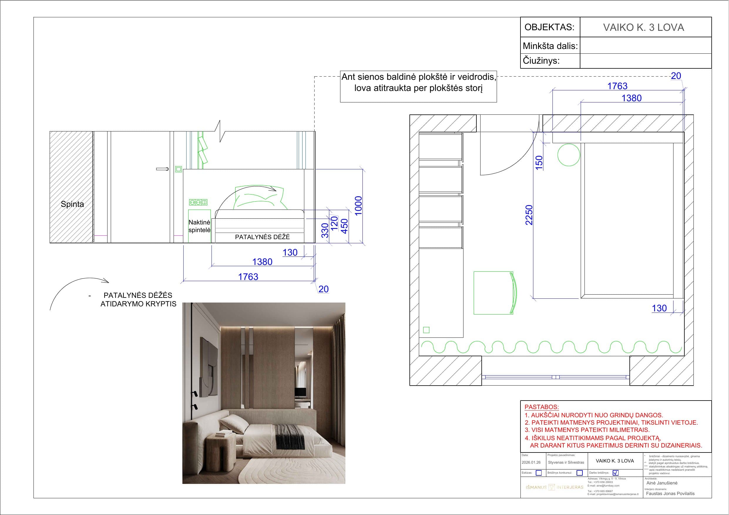Furniture construction drawings – 11