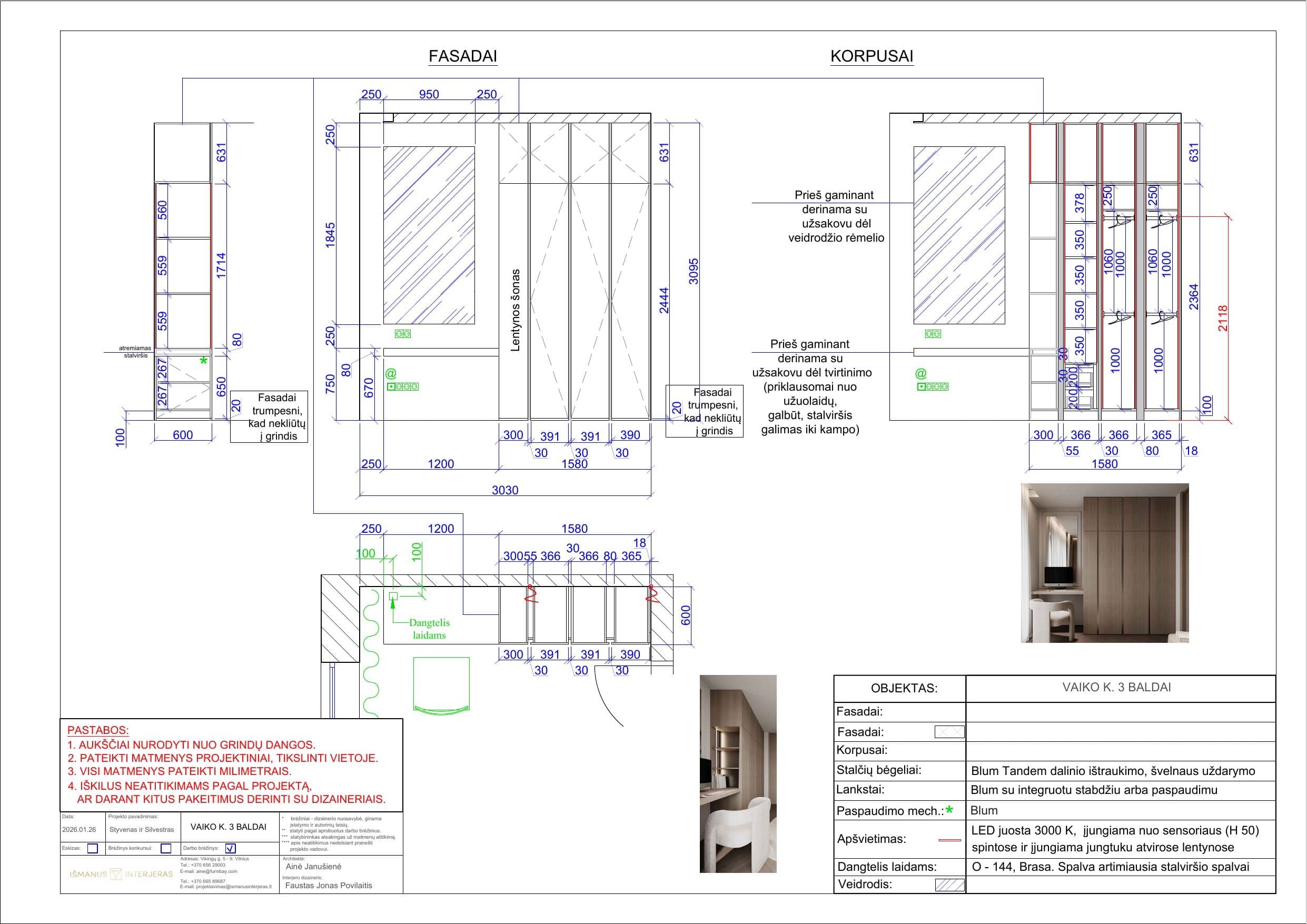 Furniture construction drawings – 12