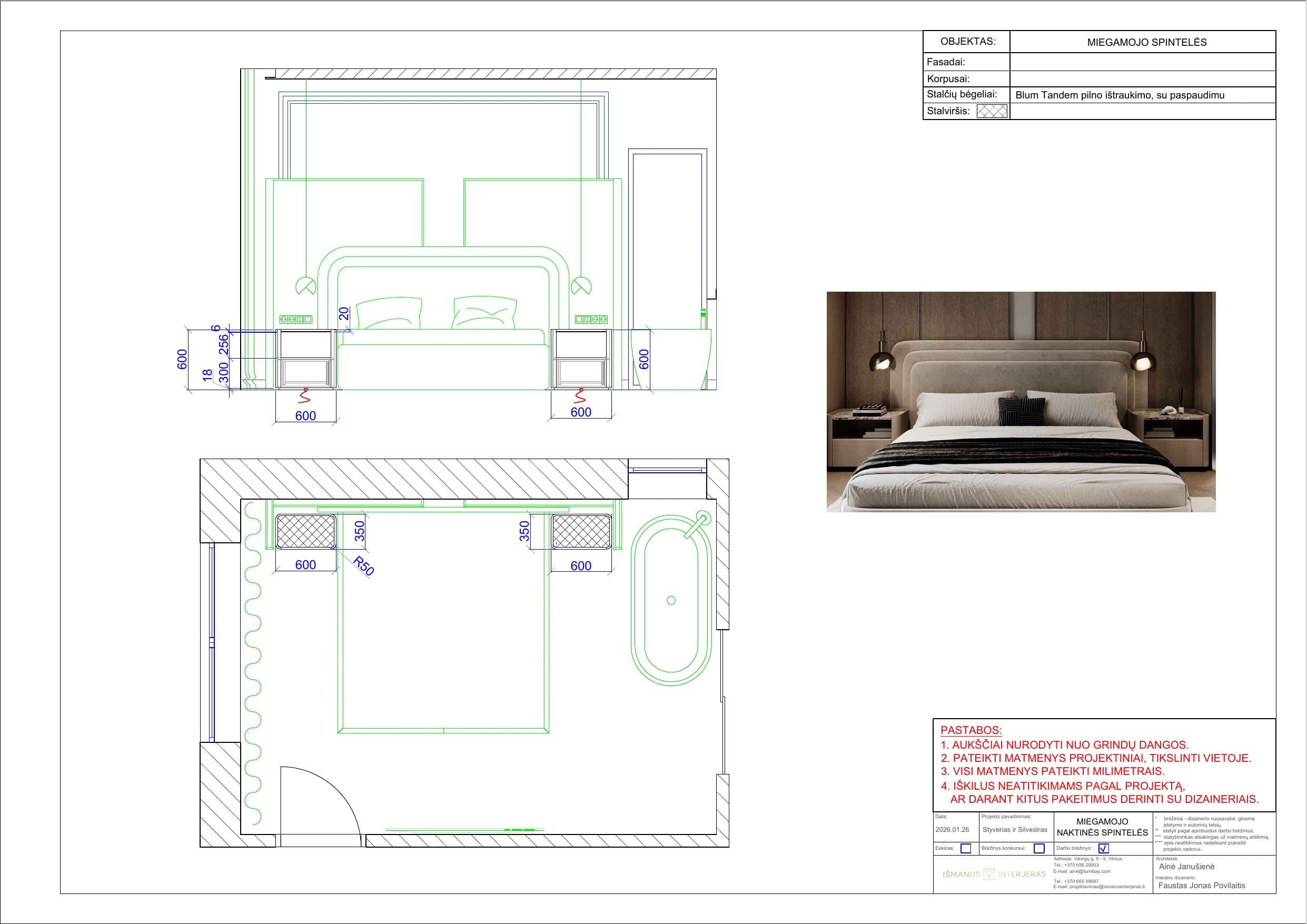 Furniture construction drawings – 14
