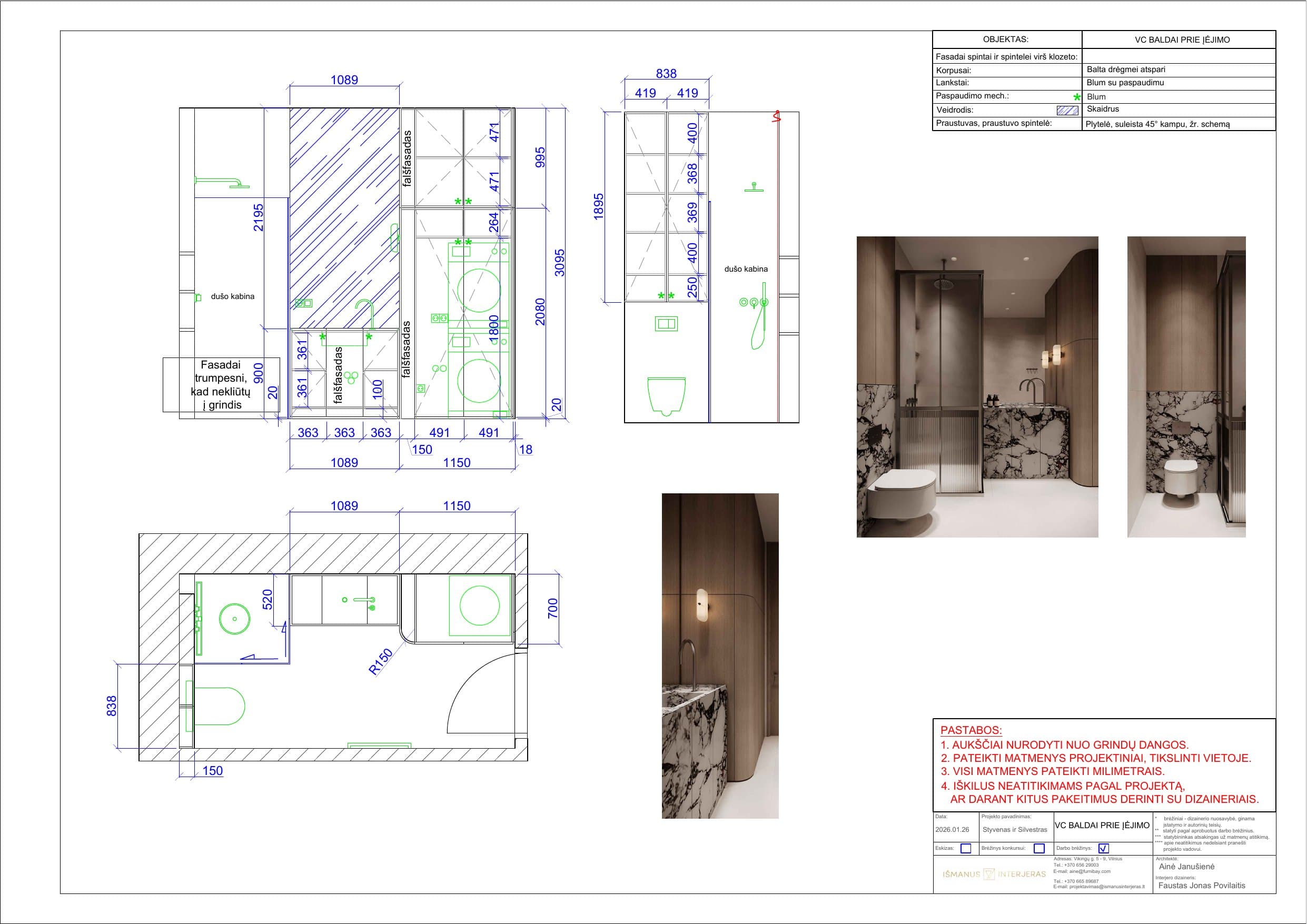 Furniture construction drawings – 16