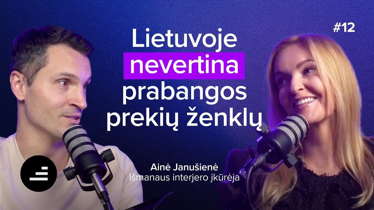 Laiptų aukščiau su Aine Janušiene: Kai širdyje susiduria kūryba ir verslumas, kuris laimi?